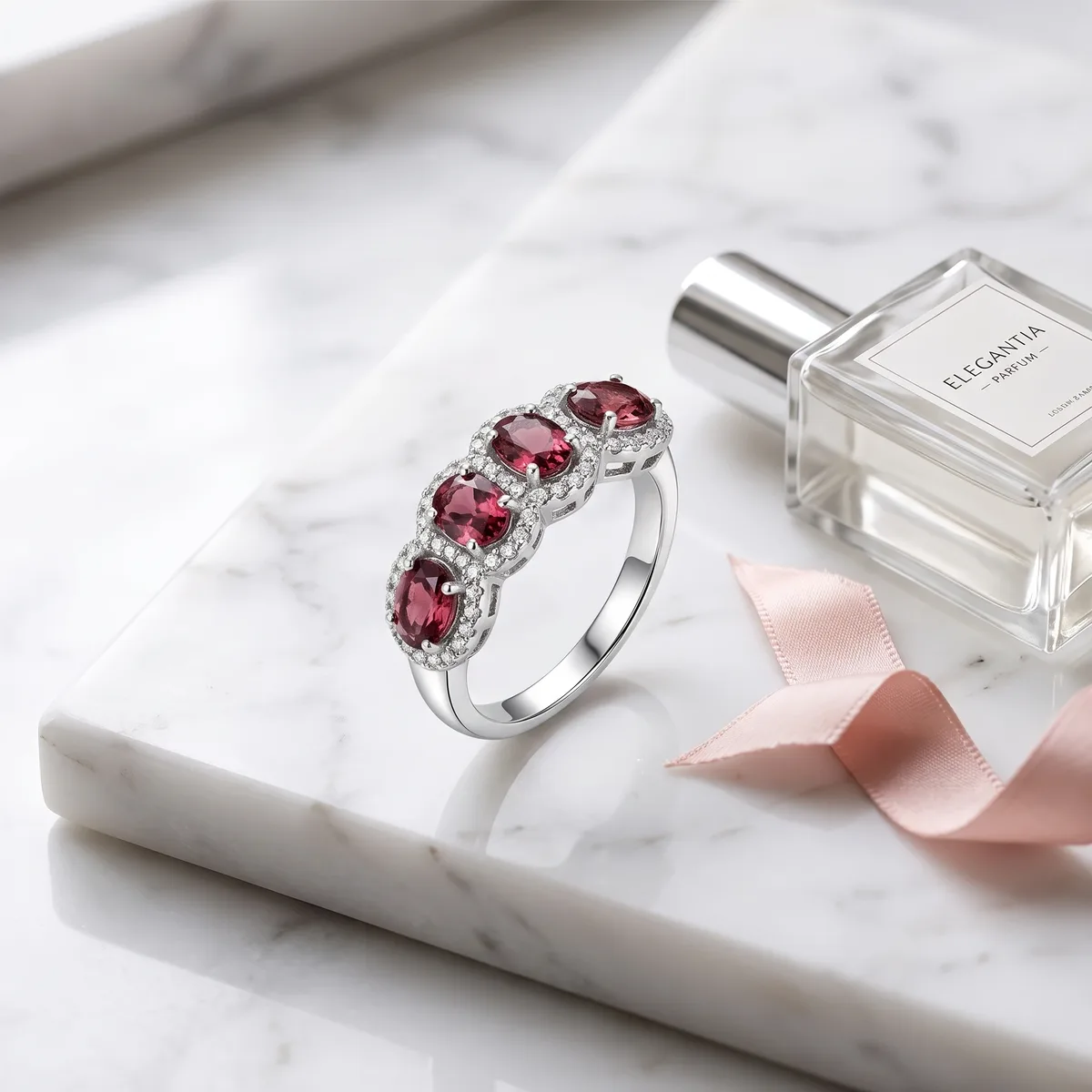 Blush Arc Tourmaline Band - view 3