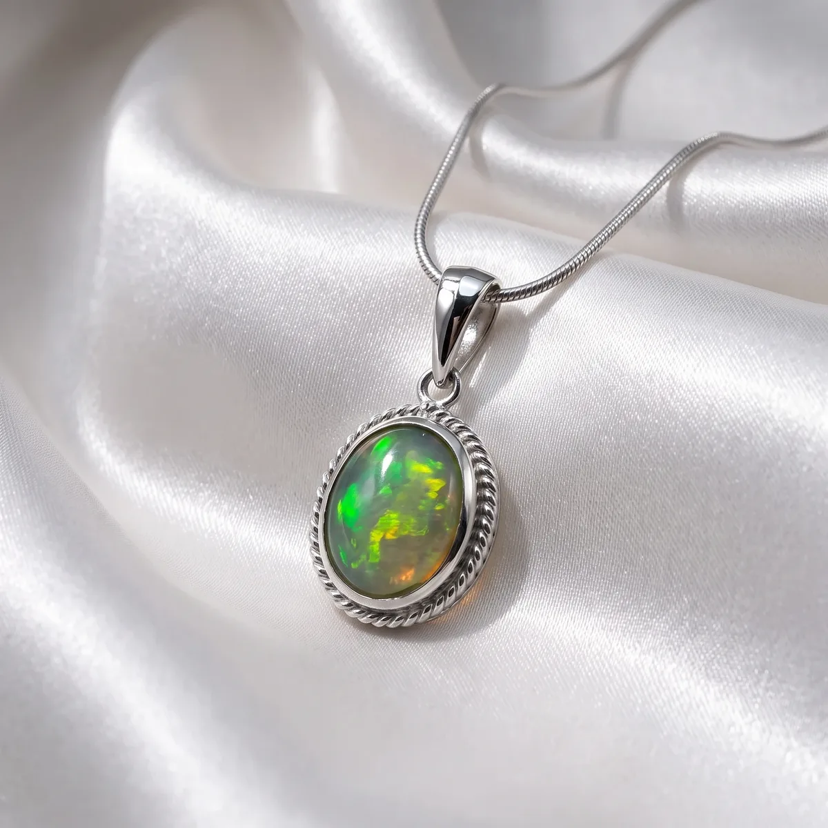 Opaline Opal Bloom Pendant - view 1