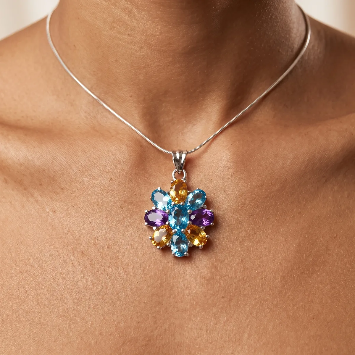 Radiant Trine Harmony Pendant - view 2