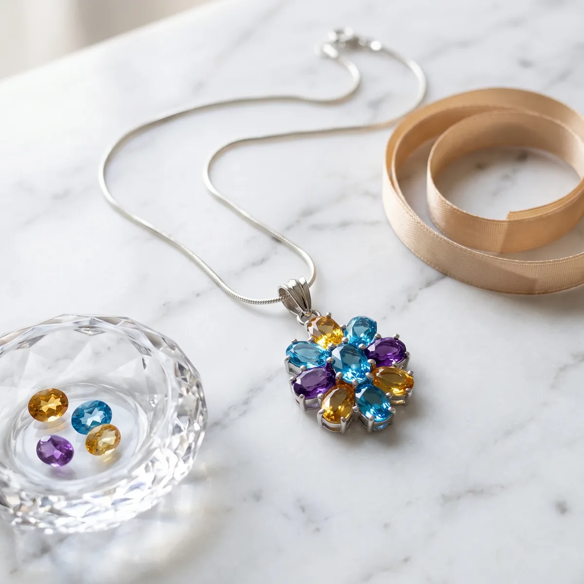 Radiant Trine Harmony Pendant - view 3
