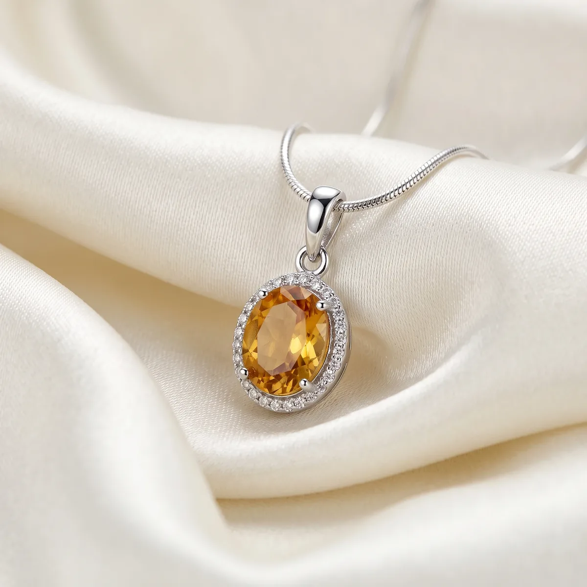 Solaris Citrine Bloom Pendant - view 1