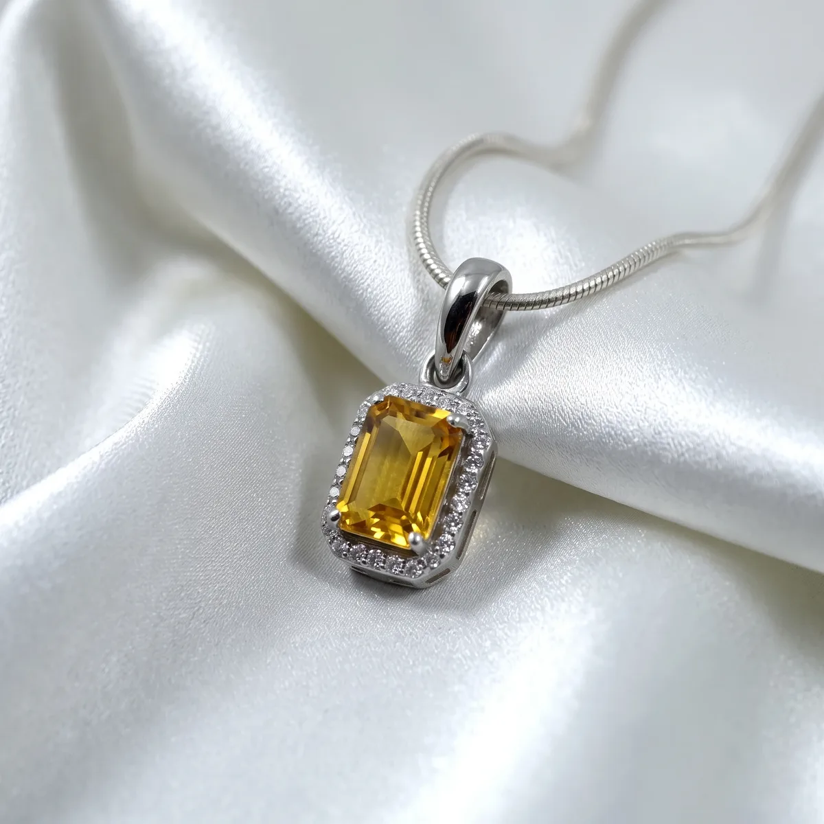 Solaris Citrine Crest Pendant - view 1