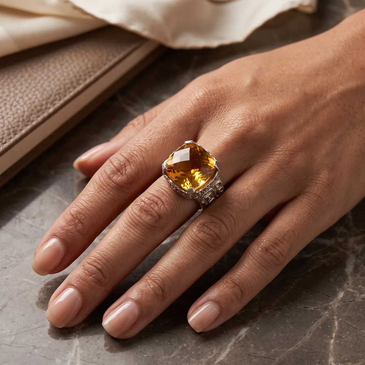 Solaris Marquise Citrine - view 2